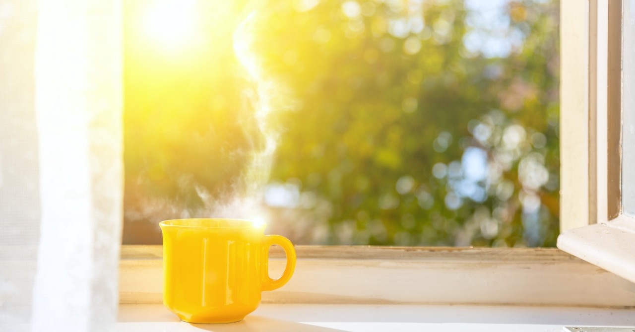 Morning sun and coffee
